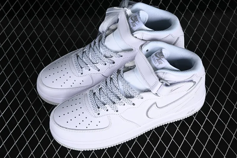 All Categories Nk Air Force 1 Air Force Series Nk Air Force 1 Mid Air Force Mid Nk Air Force 1'07 Mid Beige Silver Stars Air Force One Mid Casual Sneakers WP5623-836